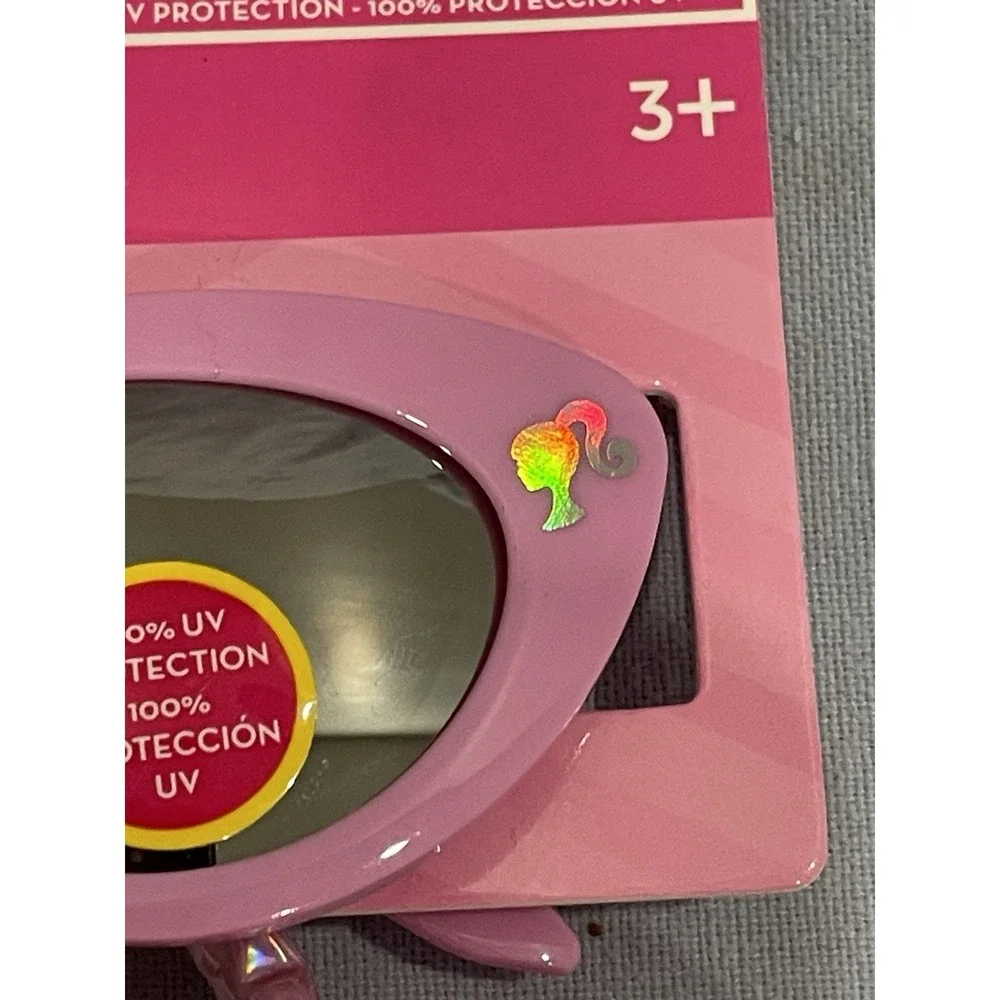 NEW Mattel Barbie Pink Sunglasses & Hard Case Set 3+ 100% UV Protection